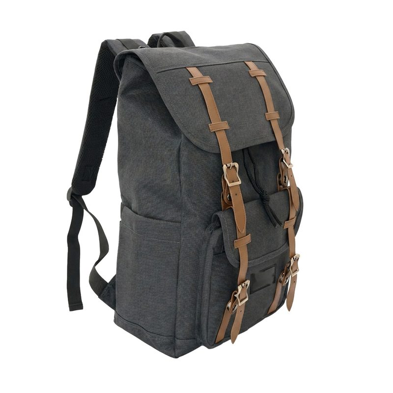 Mochila vintage con correas personalizable con logo
