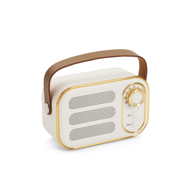 Parlante retro personalizable con logo